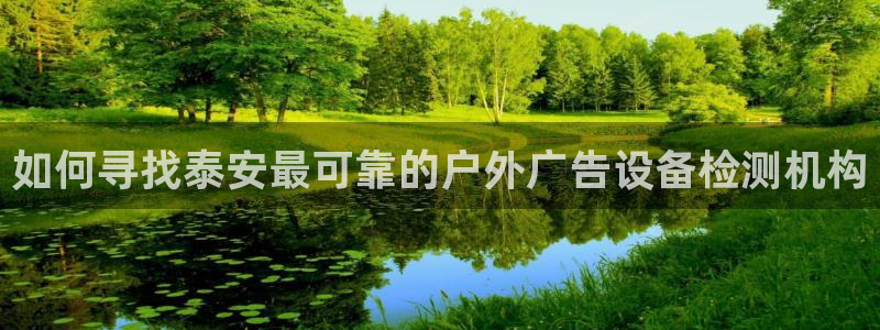 杏宇平台提现为什么这么久呢：如何寻找泰安最可靠的户外广告设备检测机构
