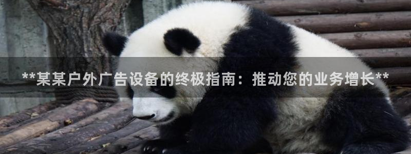 杏宇平台开户：**某某户外广告设备的终极指南：推动您的业务增长**