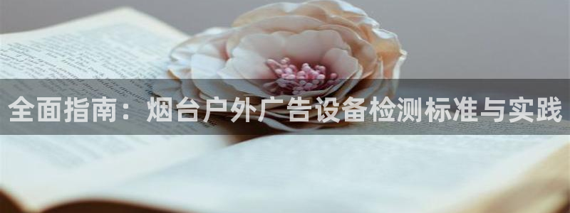 杏宇平台怎么样知乎：全面指南：烟台户外广告设备检测标准与实践