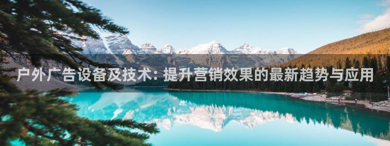 杏宇平台总代理：户外广告设备及技术: 提