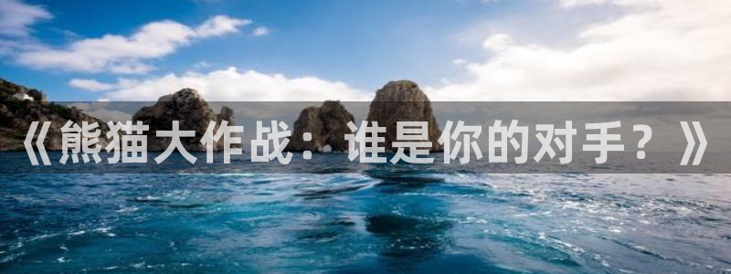 雷火电竞是干什么的：《熊猫大作战：谁是你的对手？》