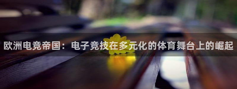 雷火电竞网页登录口下载：欧洲电竞帝国：电子竞技在多元化的体育舞台上的崛起